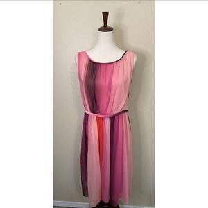 NWT Boden Maria Ombre Pink Dress Size 8